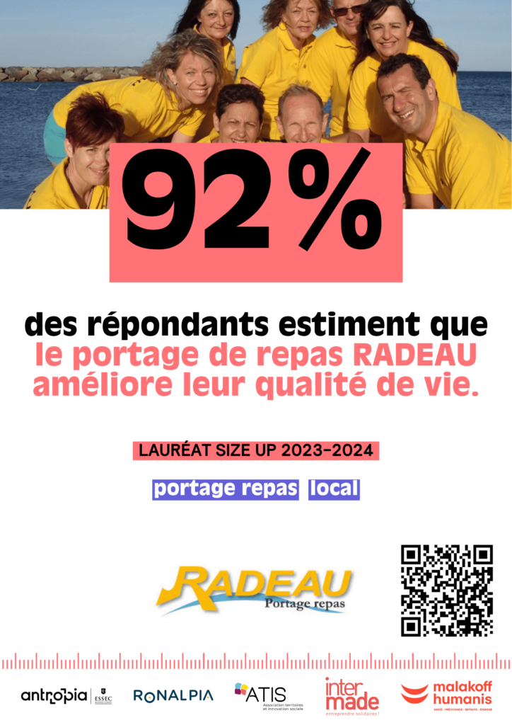 Affiche Radeau pour le programme Size Up