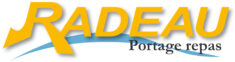 Portage de repas radeau